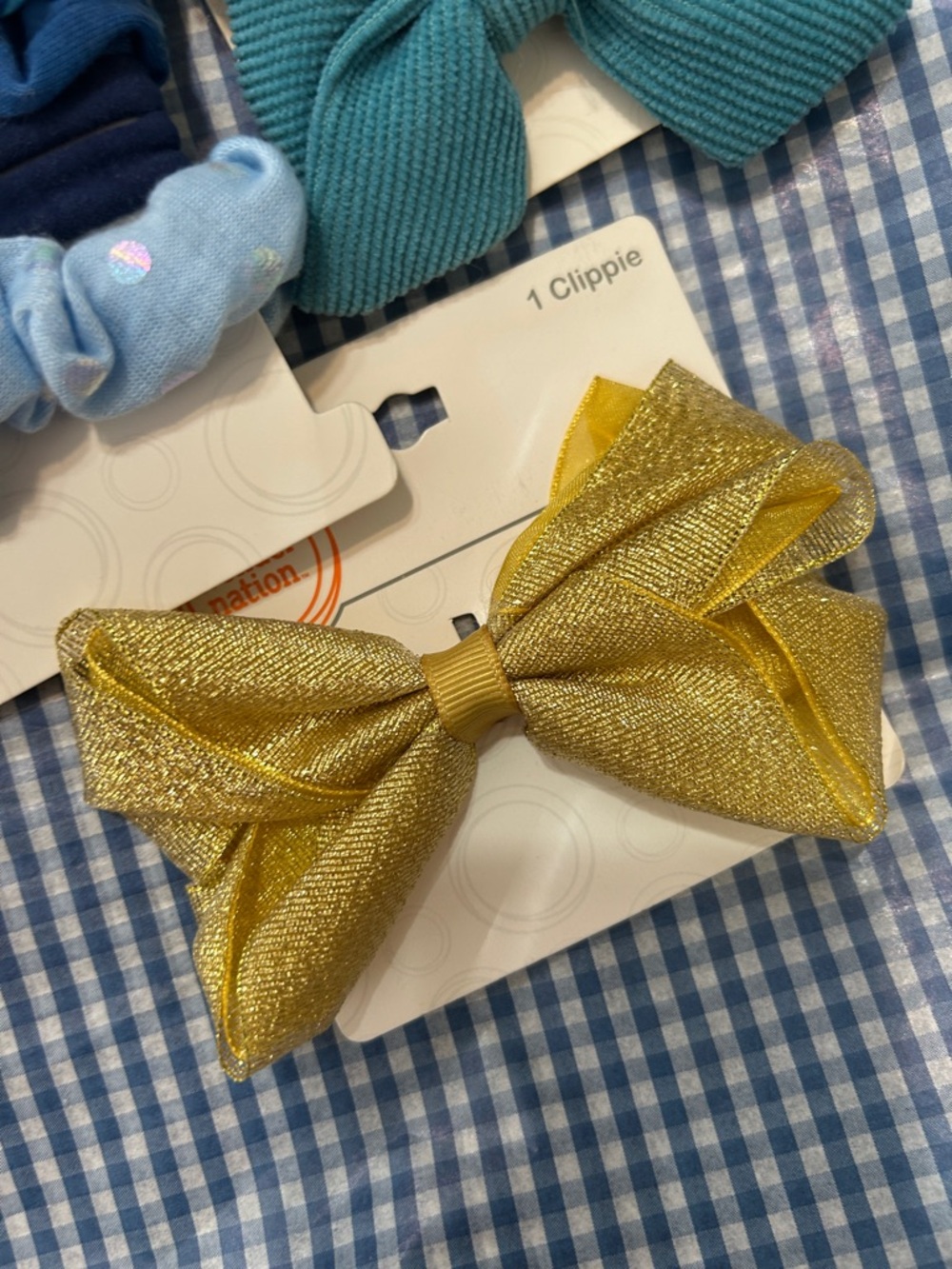 Wonder nation Girls Hair Accessory Set - Pink Purple Blue Teal Yellow Gold - Picture 4 of 6